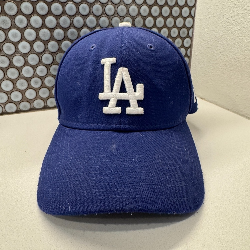 Los Angeles Dodgers Cap Hat Blue White Fitted Small Medium MLB New‎ Era Baseball